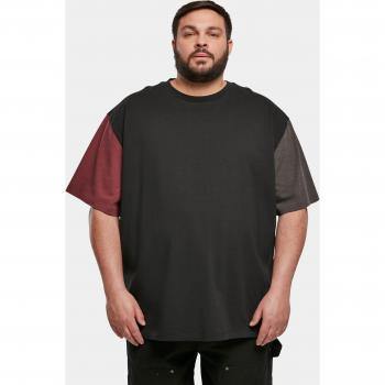 Camiseta Orgánica Oversized a Rayas Urban Classics para Hombre - Talla S a 5XL - Color Negro