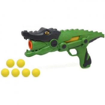 Pistola Lanzabolas Atosa Crocodile Verde 34x23 cm