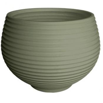 Maceta Zafira 45 cm Crema - Polietileno Resistente a Impactos y de Fácil Limpieza