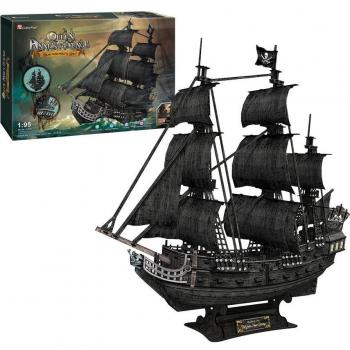 Puzle 3D Queen Anne's Revenge - Desafío de construcción con 328 piezas