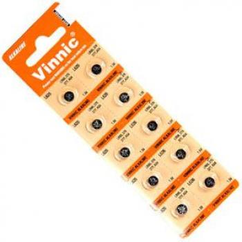 Batería Alcalina Mini Vinnic G2 - 10 Piezas AG2 / L726 / LR59