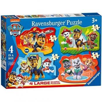 Ravensburger - Puzzle Paw Patrol, pack de 4
