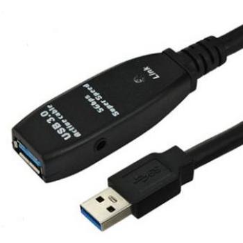 Cable de extensión USB 3.0 activo de 5 metros para transferencia de datos a alta velocidad