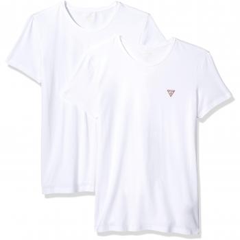 Guess Crew Neck S/S 2Pack Ropa Interior Deportiva, Blanco