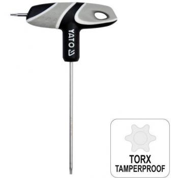 YATO YT-05606 - T-Identificador de clave Torx T25, atornillador acodado