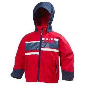 Helly Hansen K Alby Jacket - Chaqueta para niño, color rojo, talla 9