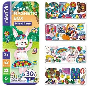 Puzzle Magnético Cuentos y Fantasía Fiesta de Música MIER EDU ME0887 - Juego educativo magnético, incluye piezas de cuentos y fantasía, fomenta la creatividad e imaginación, adecuado para niños a partir de 3 años