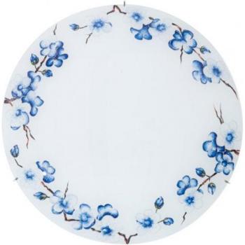 Plafón decorativo de cristal Kolarz Serena Cromo 3 bombillas 9cm