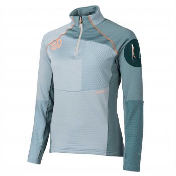Sudadera de Forro Polar con Media Cremallera Ternua Ragger para Mujer Verde S