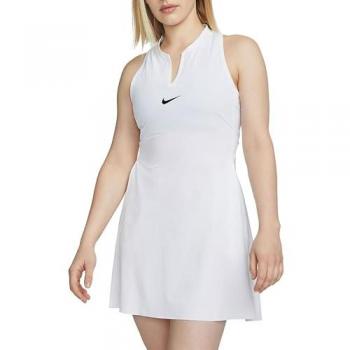 Nike Dri-FIT Club Vestido para Mujeres - Blanco, Talla XS (EU 32-34)