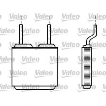 Radiador de calefacción VALEO 812149 para Opel Combo, Corsa B y Tigra