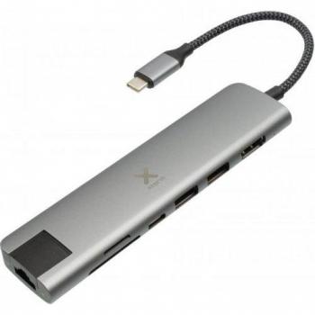 Xtorm XWH07 Base para Portátil y Replicador de Puertos Alámbrico USB 3.2 Gen 1 (3.1 Gen 1) Type-C Hub 7 en 1