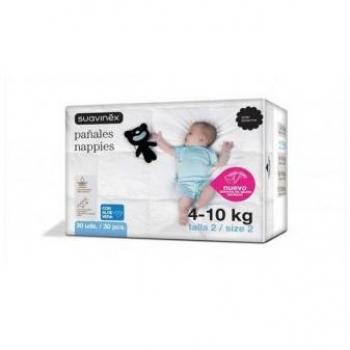 Suavinex Pañales Talla 2 (4-10 kg) 28 unidades