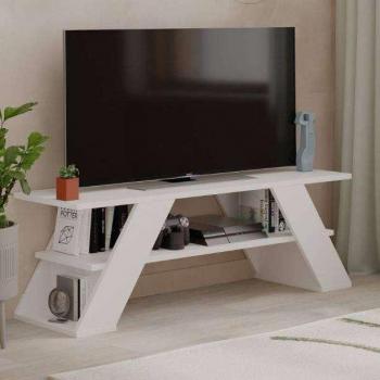 Mesa de TV Balance Salón Comedor Blanco 120x40x34CM