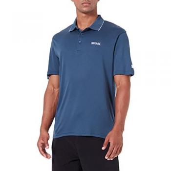 Regatta Men's Maverick V Quick-Drying Active Polo Shirt in Moonlight Denim, Size 3XL