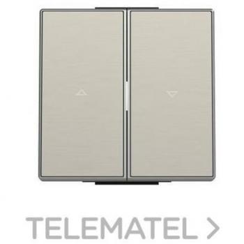 Tecla interruptor persianas ACERO INOX NIESSEN SKY 8544 AI