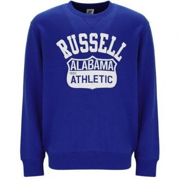 Sudadera sin Capucha Hombre Russell Athletic State Azul