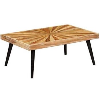vidaXL Coffee Table Solid Mango Wood 90x55x36 cm