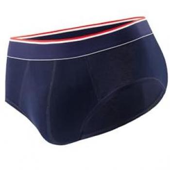 Le Slip Français Terrible Cotton Briefs for Men, Marine, Size S