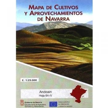 Mapa de cultivos y aprovechamientos de Navarra. Hoja 64-IV. Andoain