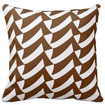 Light Pink and White Vertical Personalized Throw Pillow Case Decor Cushion Covers Stripes 18X18 Inch Square One Side