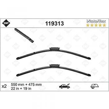 Set de Limpiaparabrisas SWF VisioFlex 119313 - Incluye 2 unidades (550mm + 475mm)