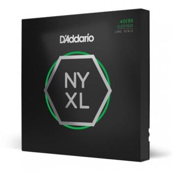 D'Addario NYXL Long Scale Super Light Nickel Wound Bass Guitar Strings 40-95