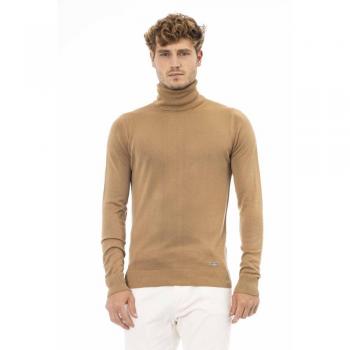 Baldinini Trend Beige Modal Sweater - IT50 | L