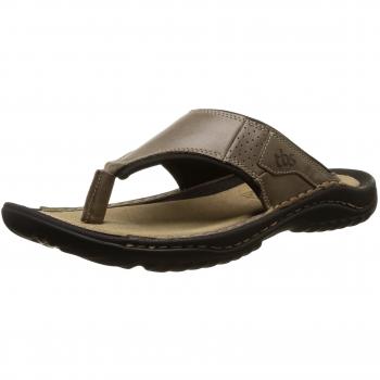TBSCartag - Sandalias de Punta Abierta Hombre, Marrón