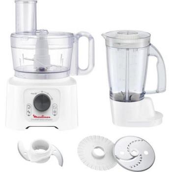 Moulinex DoubleForce Compact FP542111 Robot de Cocina 1.25L 800W Blanco