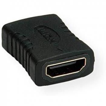 Adaptador HDMI Hembra a Hembra, Negro, 1x HDMI-bus - 1x HDMI-bus, 3.30 cm