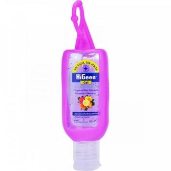 HIGEEN Gel Higienizante para Manos Aroma Rosa Damasco 50ml