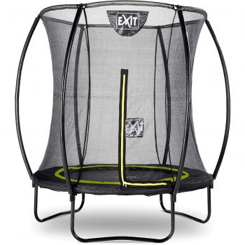 Cama Elástica Redonda EXIT Silhouette 183 cm con Red de Seguridad - Negra