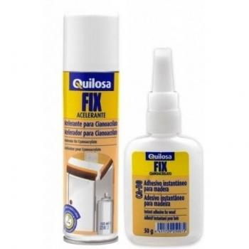 Quilosa T025031 Adhesivo instantáneo Kit Fix Ca-30+Acelerante