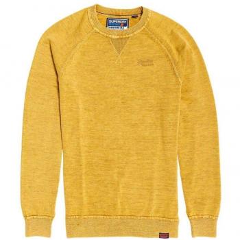 Superdry Jersey Garment Dyed Amarillo Hombre XL Amarillo