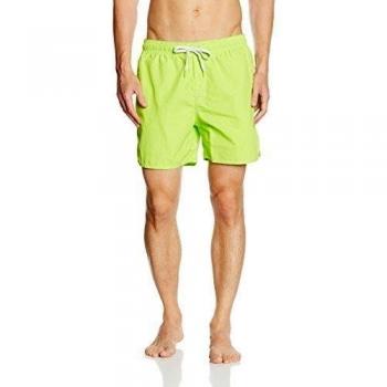 adidas Solid Short SL - Bañador para hombre, color verde / beige, talla XL