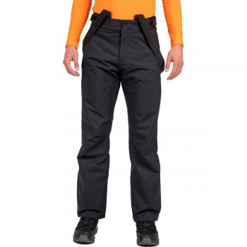Pantalón de esquí Rossignol para hombre, color negro, características: impermeable, transpirable, con aislamiento térmico, cintura ajustable, bolsillos con cremallera