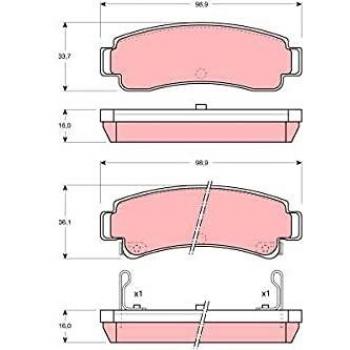 TRW Automotive AfterMarket GDB1014 TRW