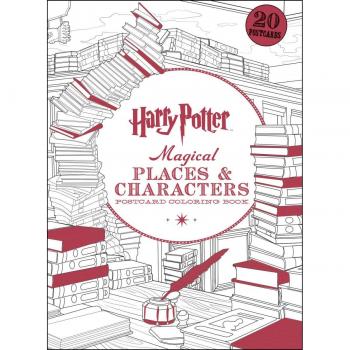 Harry Potter Magical Places & Characters Postcard Coloring Book