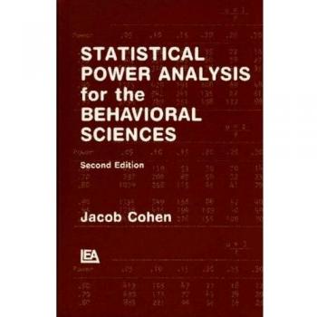 Statistical Power Analysis for the Behavioral Sciences