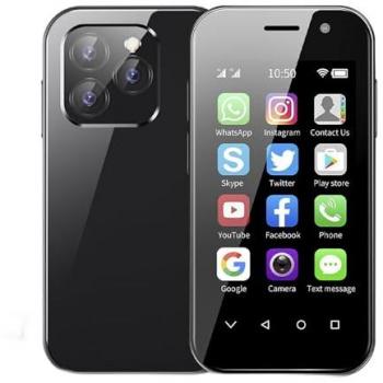 Mini Smartphone DAM 14 PRO 4G, Android 9.0, 2GB RAM, 16GB Almacenamiento, Pantalla de 3'', Doble SIM, Color Negro