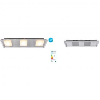Lámpara de Techo LED Semiempotrada Edingburgh 44x12 cm, Cromo, 2700 K, 960 lm