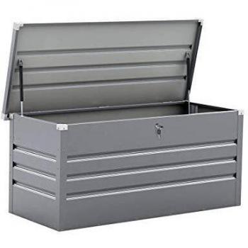 habitatetjardin Baúl para jardín Store Plateado - 580L