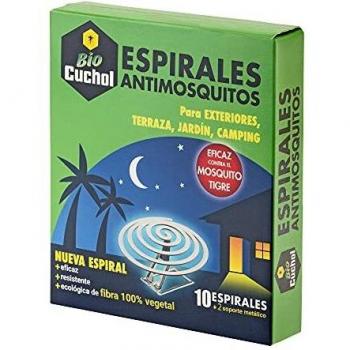 CUCHOL P221 Espirales antimosquitos 10 Uni, Verde, 12x12x3 cm