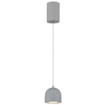 Lámpara LED Cilíndrica de Metal 8.5W 10x162cm Gris Claro 3000K