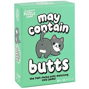 Butt-Matching Card Game: May Contain Butts - Fast-Paced Reaction Challenge