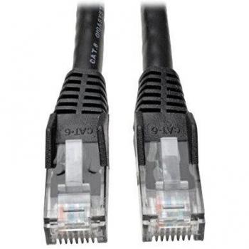 Tripp Lite N201-006-BK Cat6 Gigabit Snag Less Moulded Patch Cable - Black