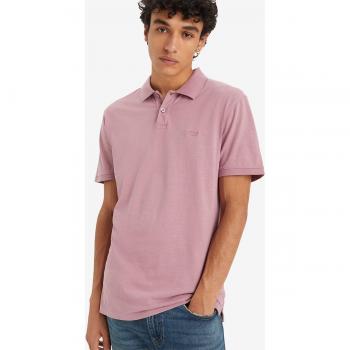 Polo Levi's Slim Housemark Rosa de Hombre con Detalle Bordado