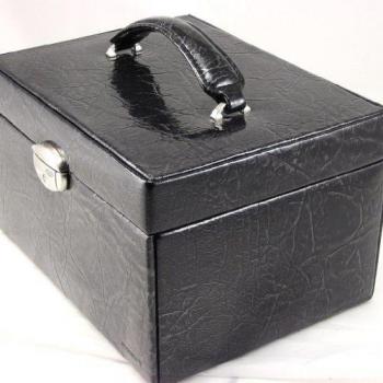 Joyero 'Trianon' gris oscuro.