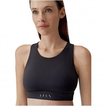 Top de mujer Nara Born Living Yoga negro blanco - XS